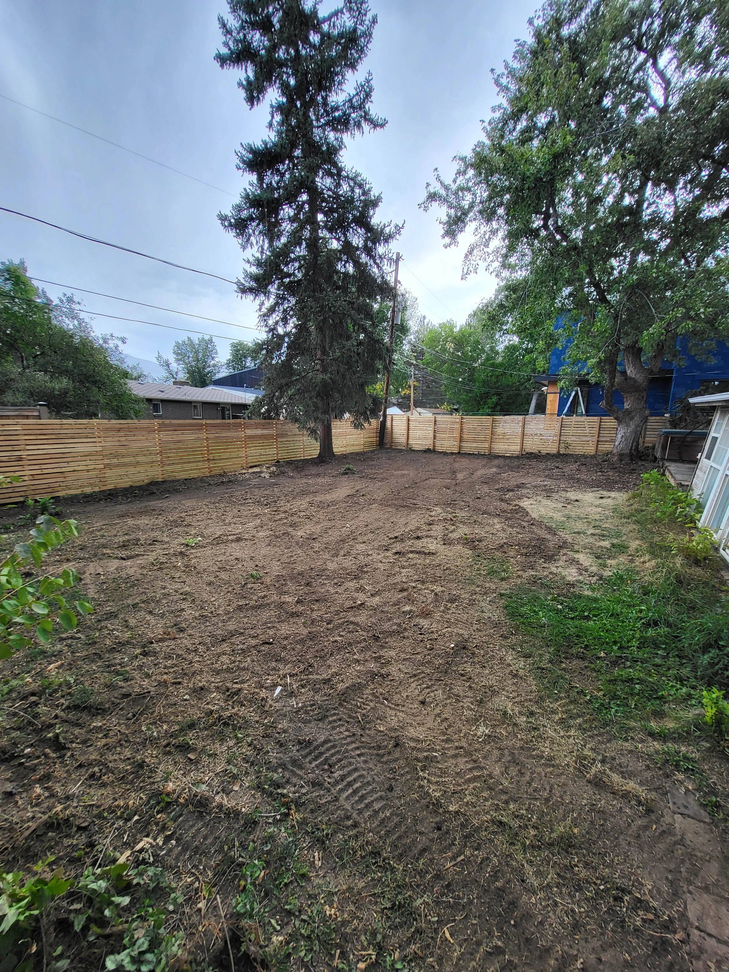 Fence Replacement and Soil Grading