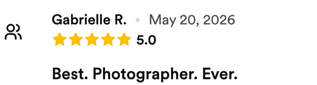 5-star review from Gabrielle R. dated May 20, 2026.
