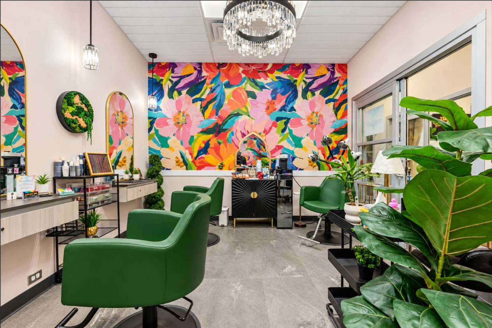 Studio MM luxury hair salon in Leesburg, VA, offering custom hair color and precision haircutting.
