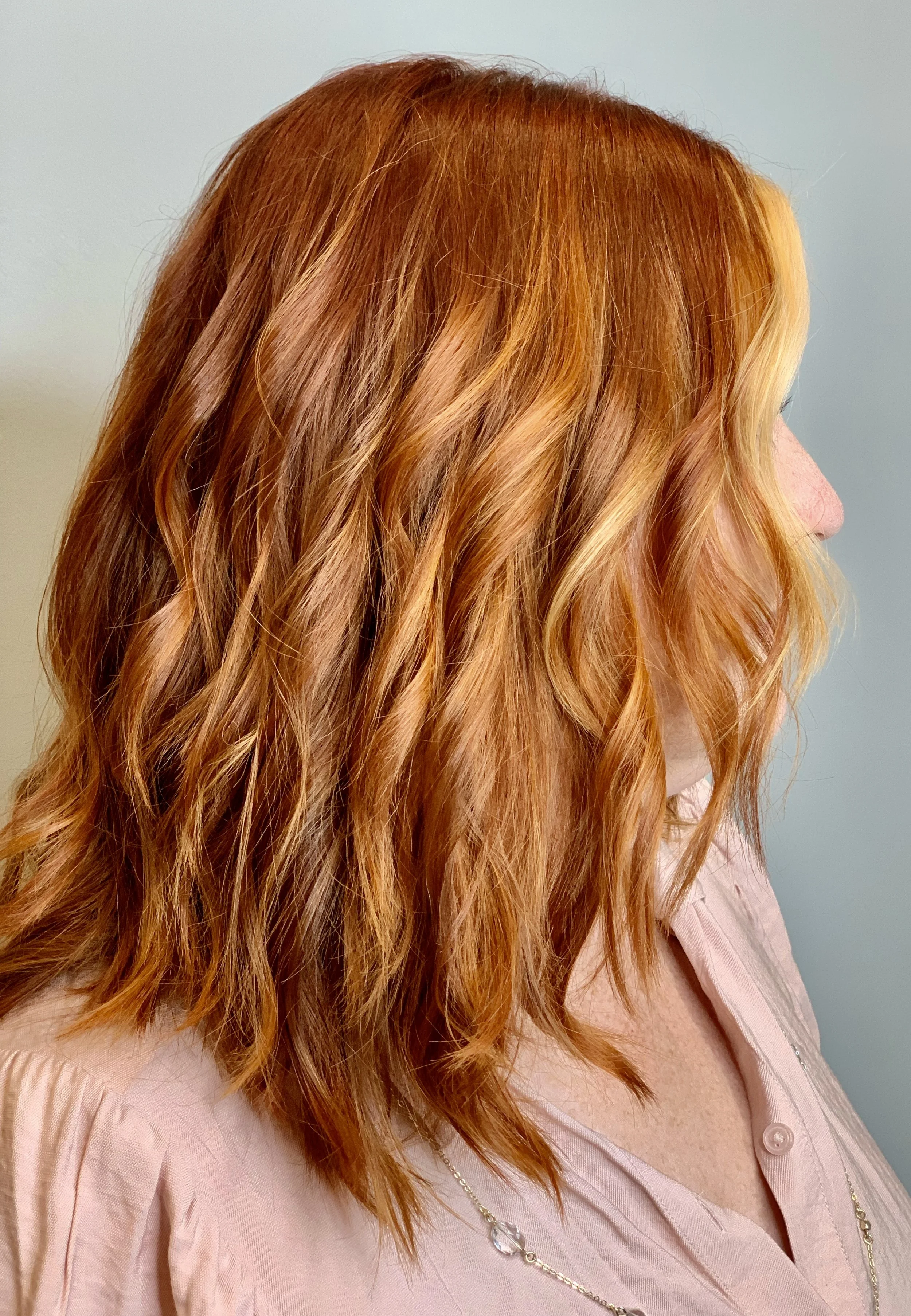 Fiery Coper, Red Hair Color at Studio MM in Leesburg Loudoun County, Northern Virginia VA