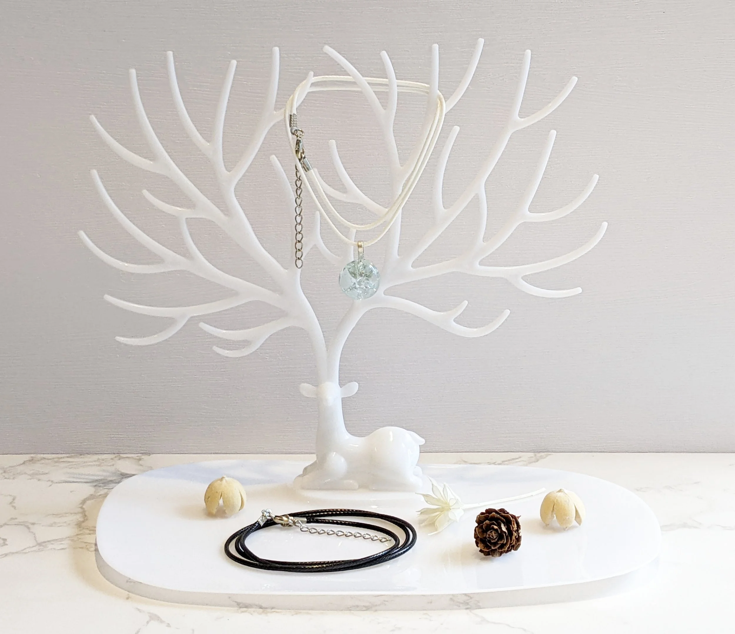 Clear Glass Pebble Necklace.jpg