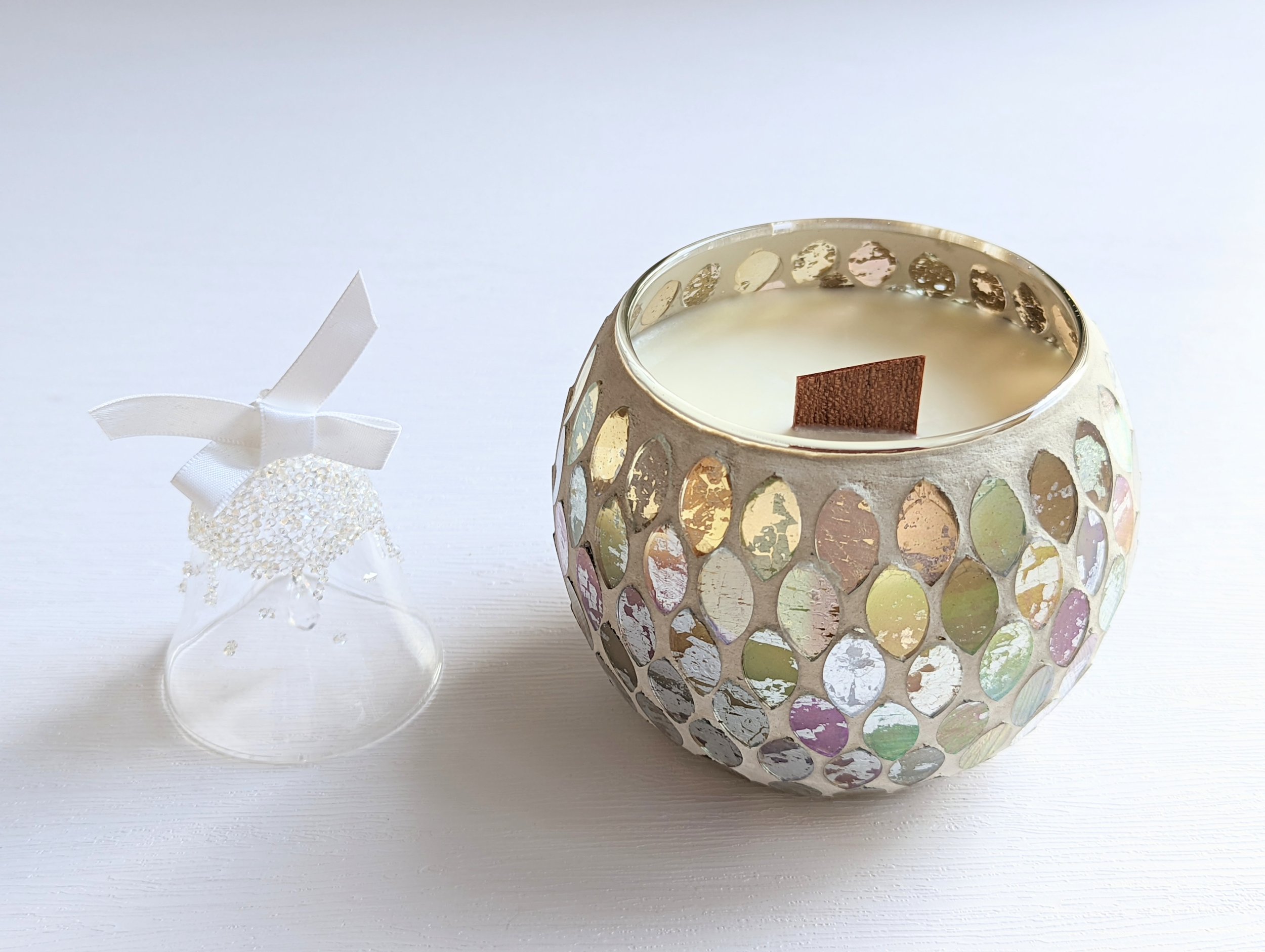 Ivory Leaf Scented Candles
