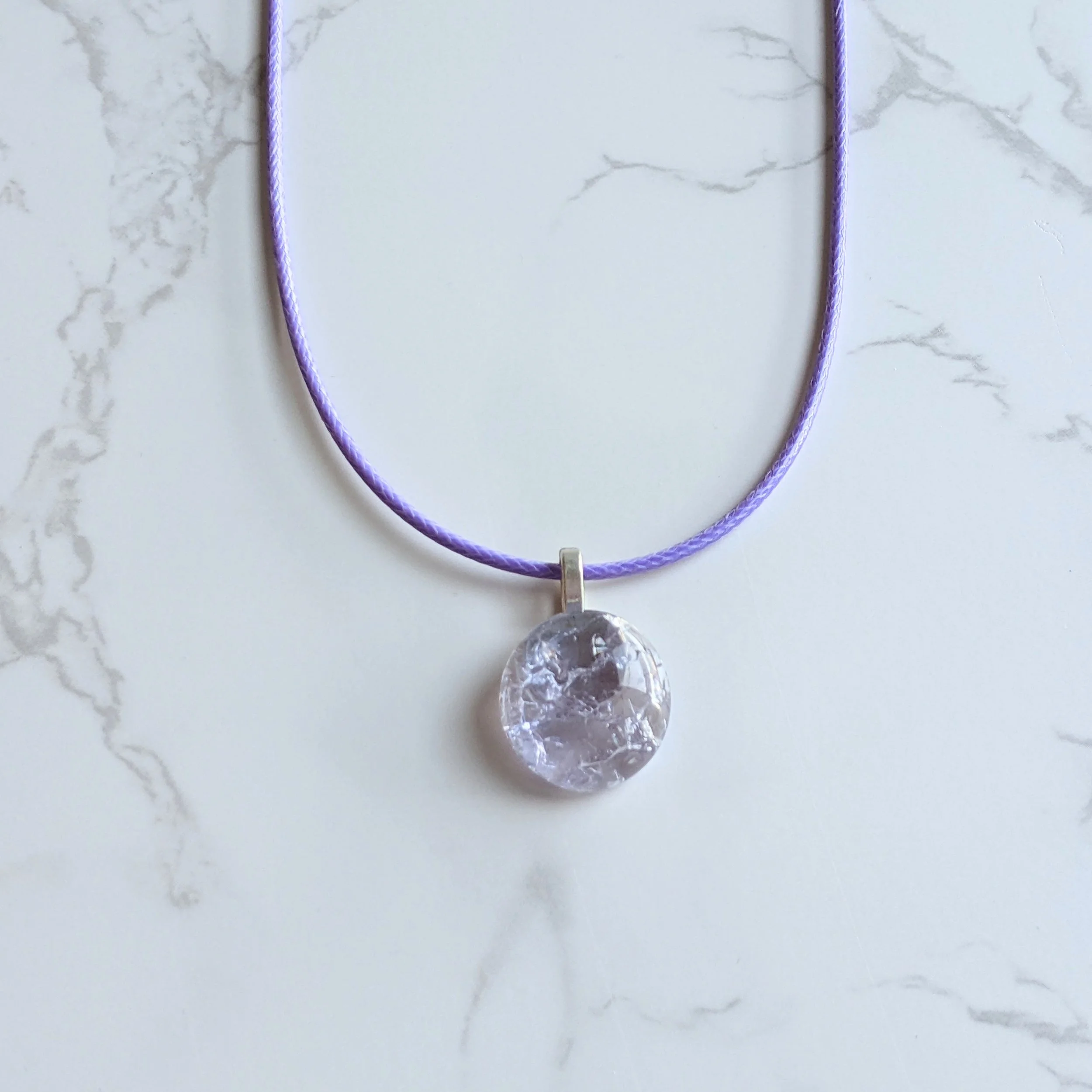 Lilac Glass Pebble Necklace (2).jpg