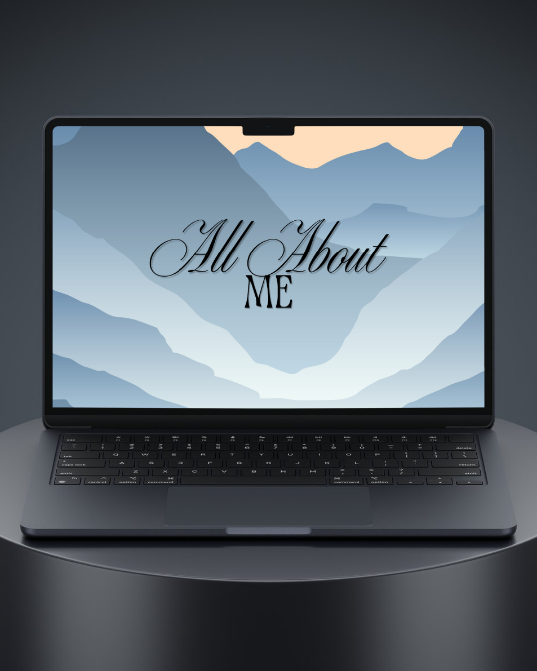 Canva - All About Me Website Template