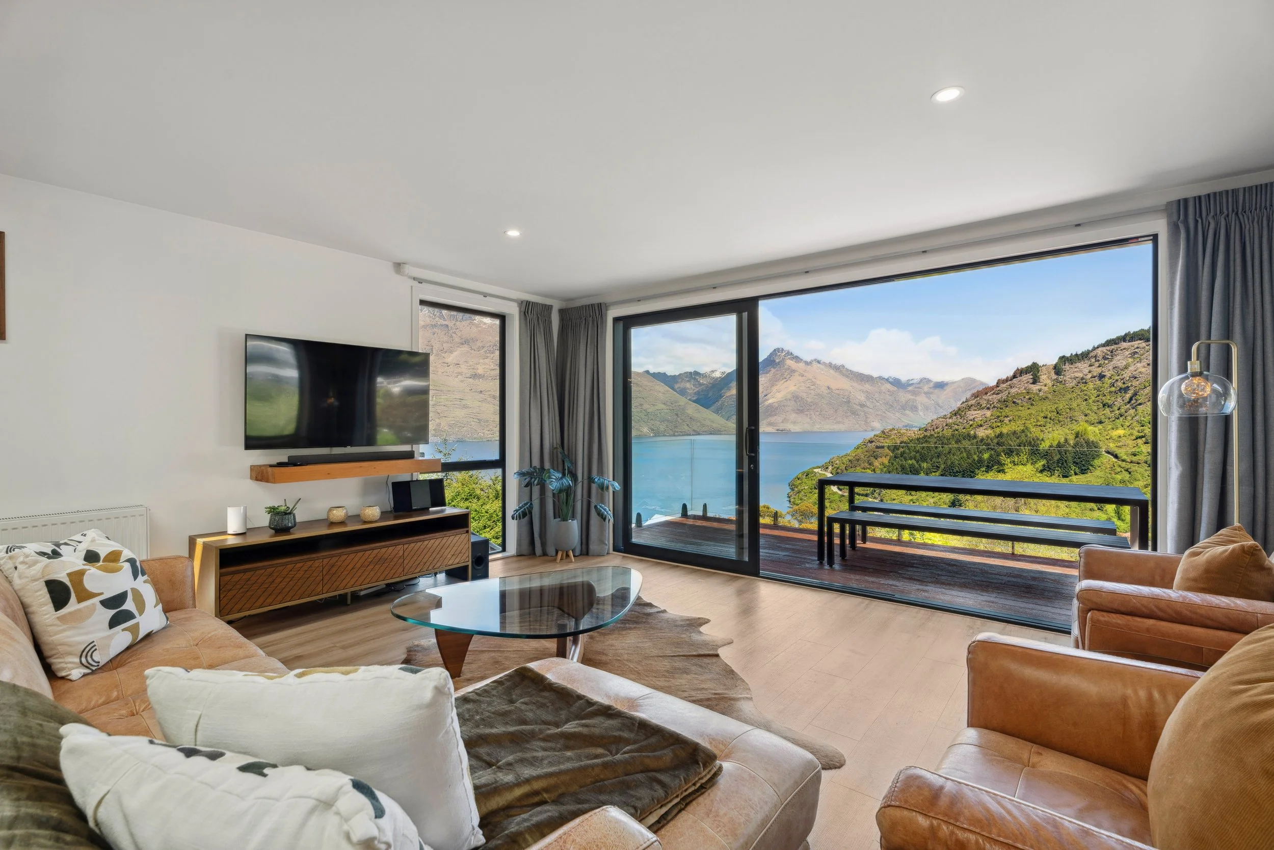 Image of the view at Sam's Sanctuary, a Queenstown holiday home by Be Our Guest