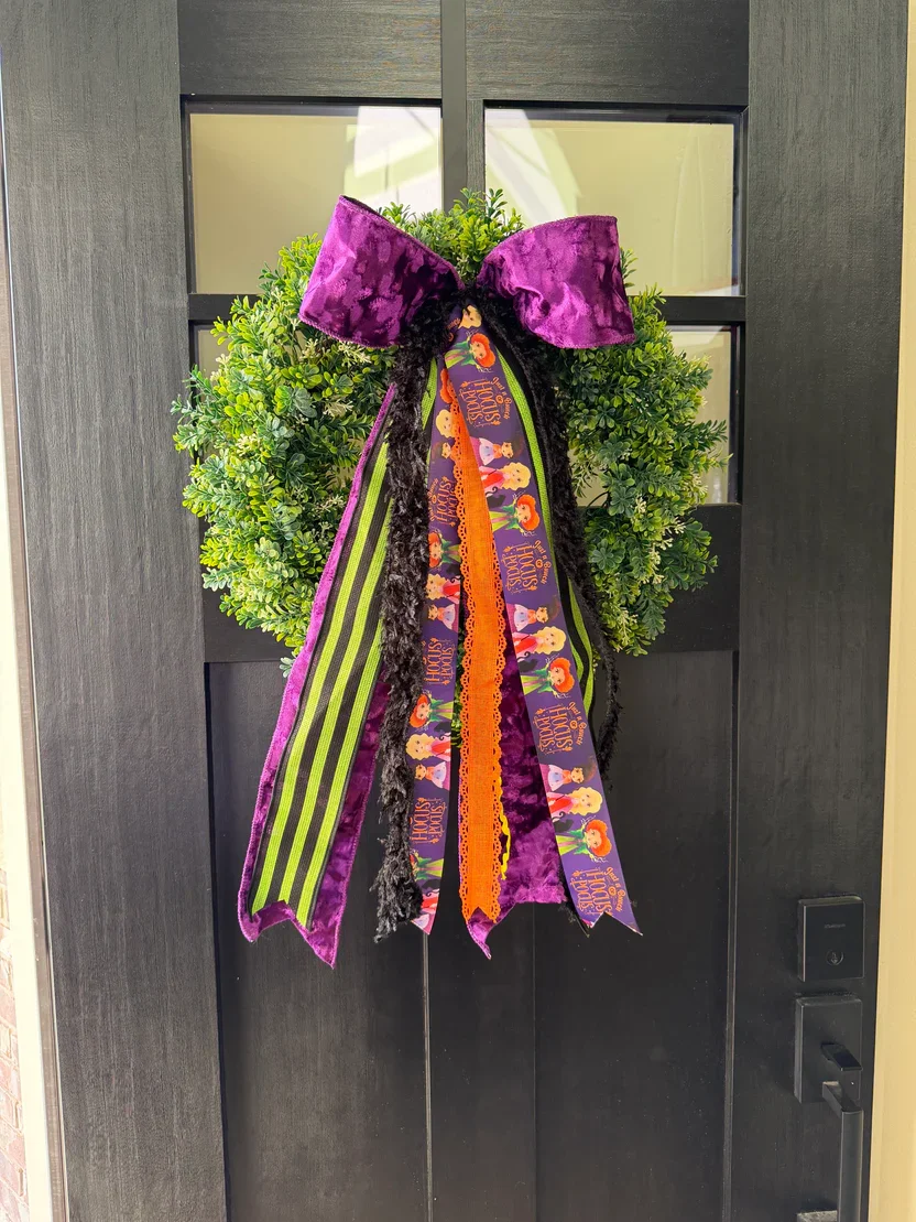 🖤✨ Hocus Pocus–Inspired Bow ✨🖤