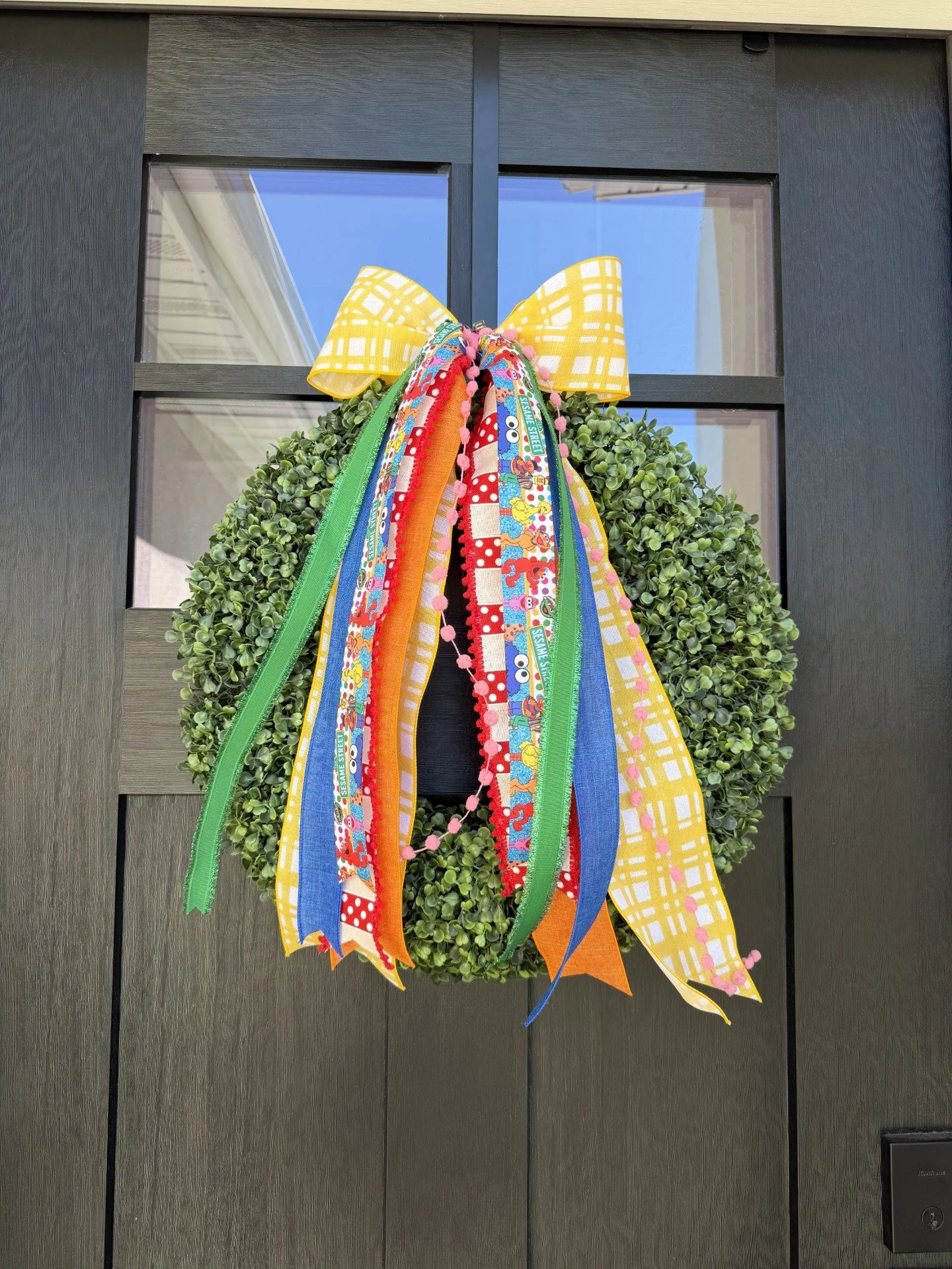 🌈🧸Sunny Days & Sesame Smiles-Sesame Street Inspired Bow 🌈🧸
