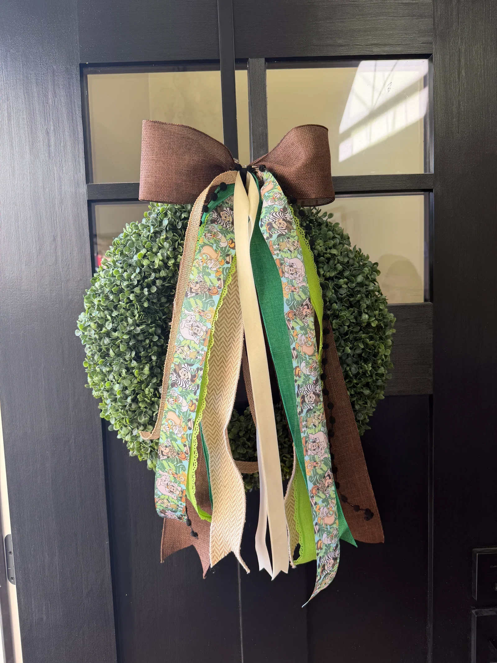 🌿🐘 Animal Kingdom–Inspired Bow 🐒🌿