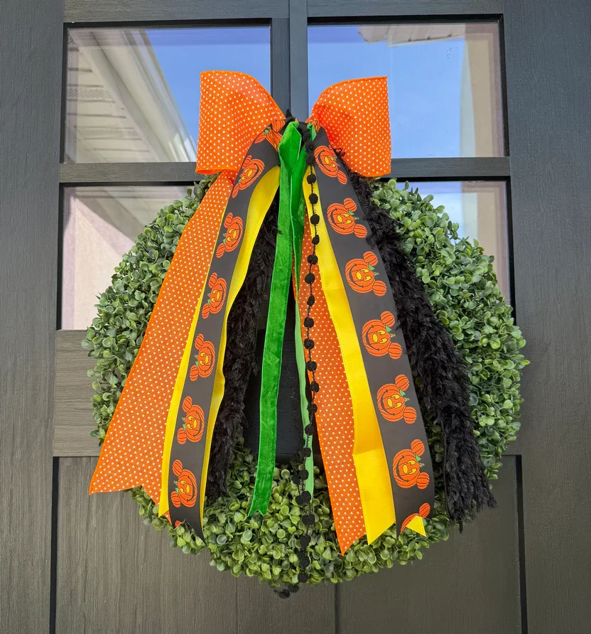 🎃🍂 Mickey Pumpkin–Inspired Bow  🍂🎃