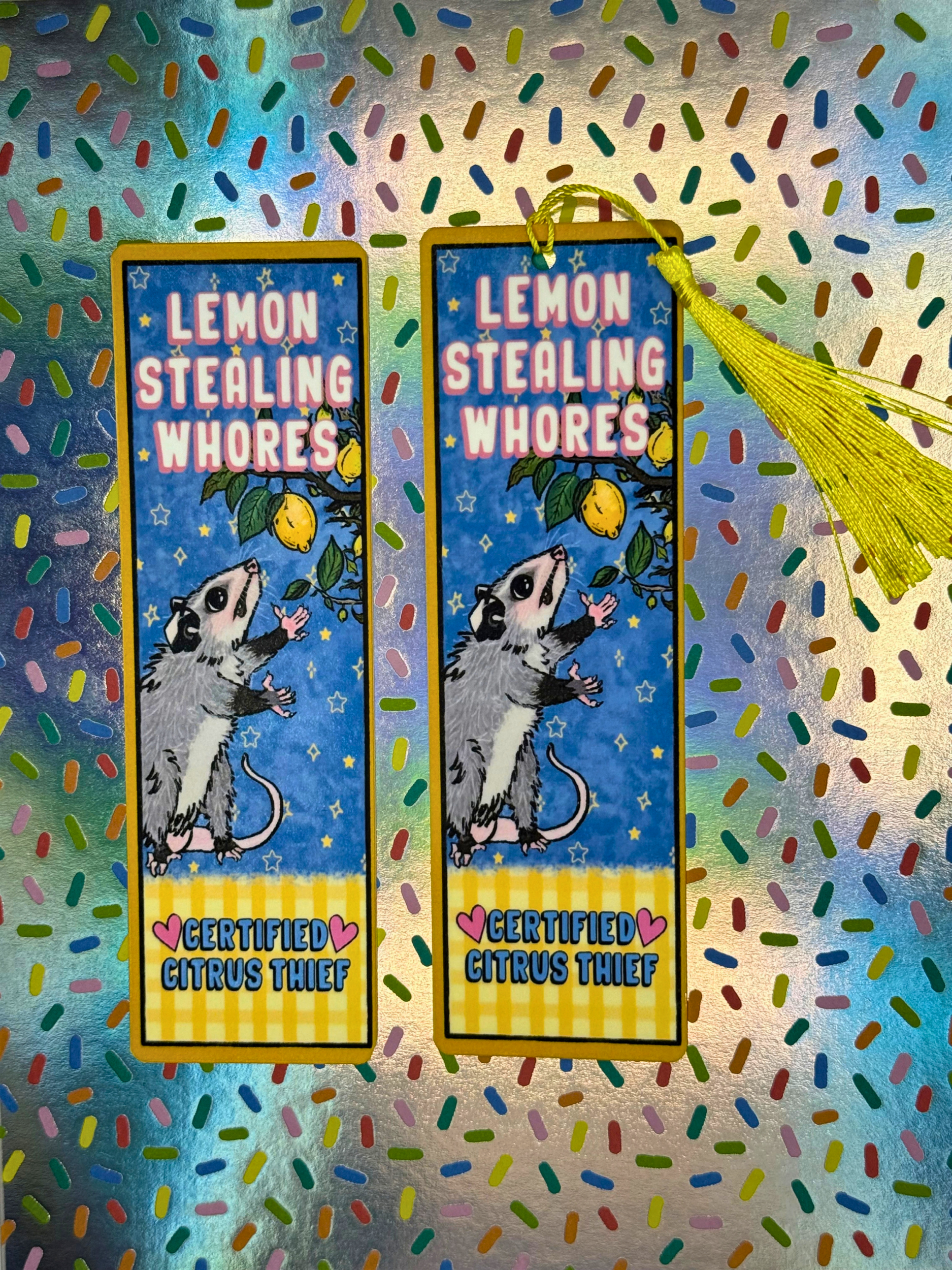 Certified Citrus Thief Bookmark