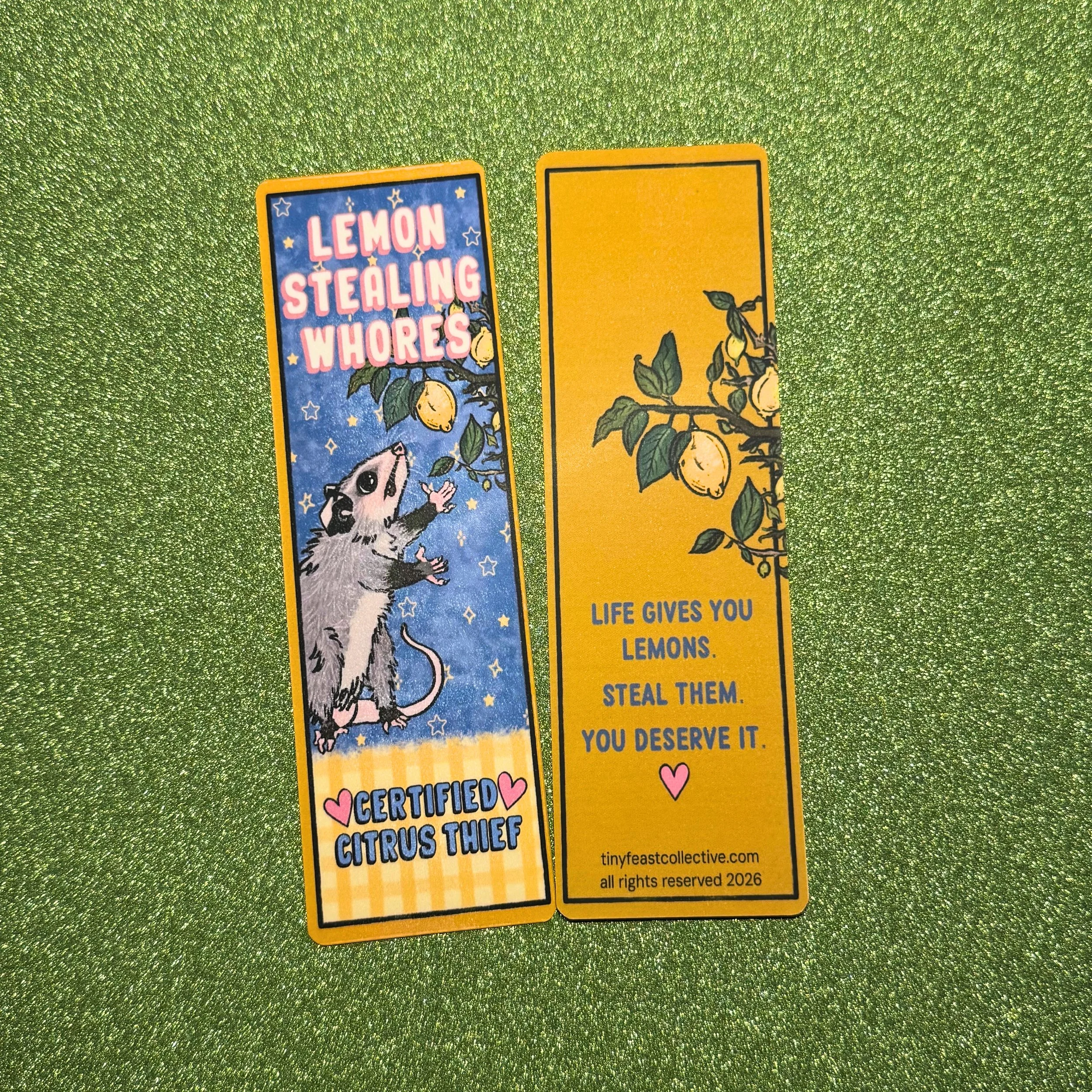 Certified Citrus Thief Bookmark