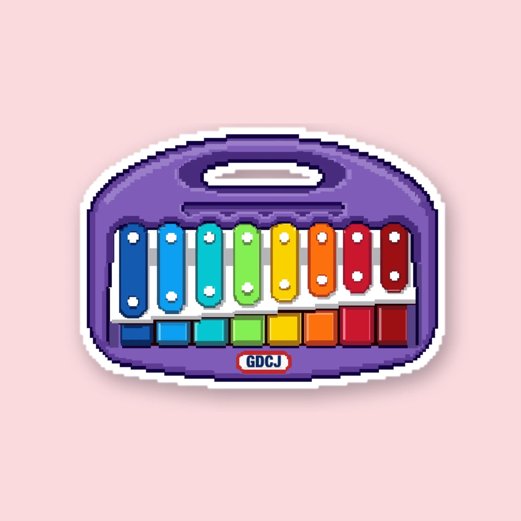 Neil's Instrument of Choice Sticker