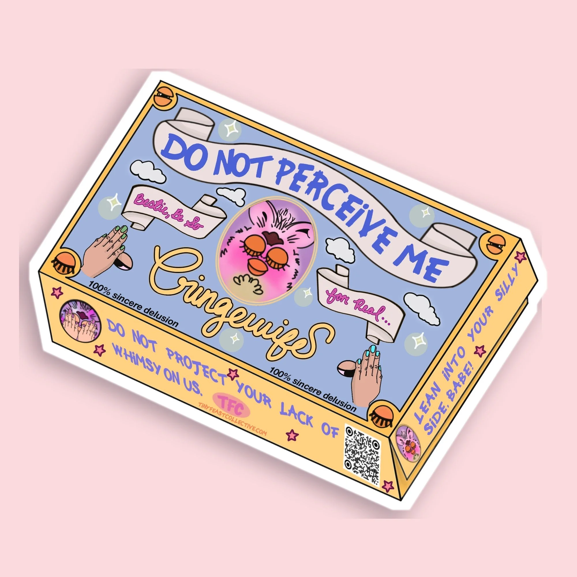 The Cringewife "Do Not Perceive Me" Decal