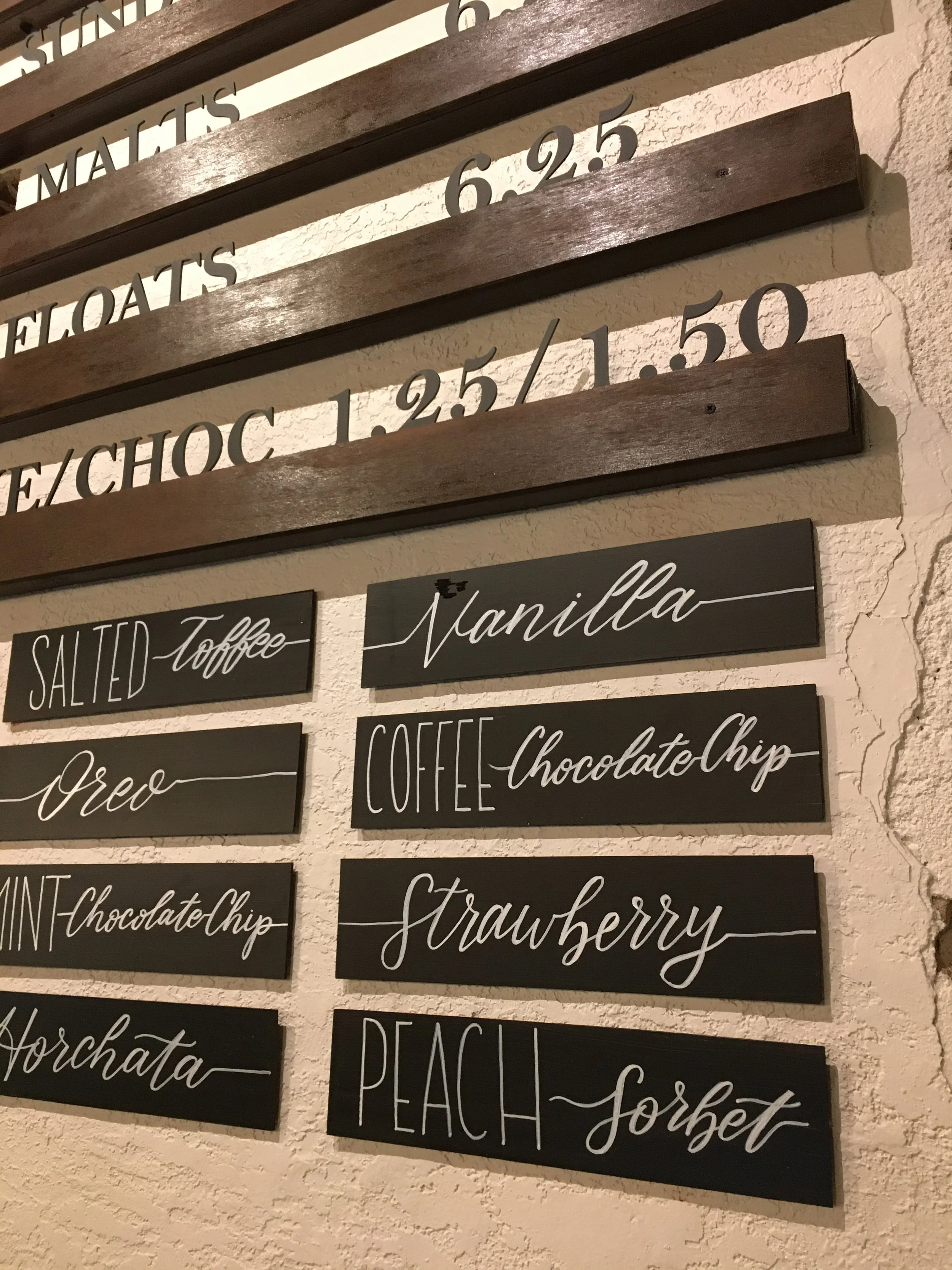 An image of ice cream flavors.