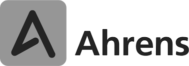 A logo with a stylized letter A inside a square and the word 'Ahrens' next to it.