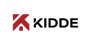 Kidde logo in black and red text