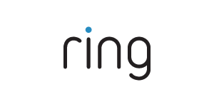The word 'ring' with a blue dot above the letter 'i'.
