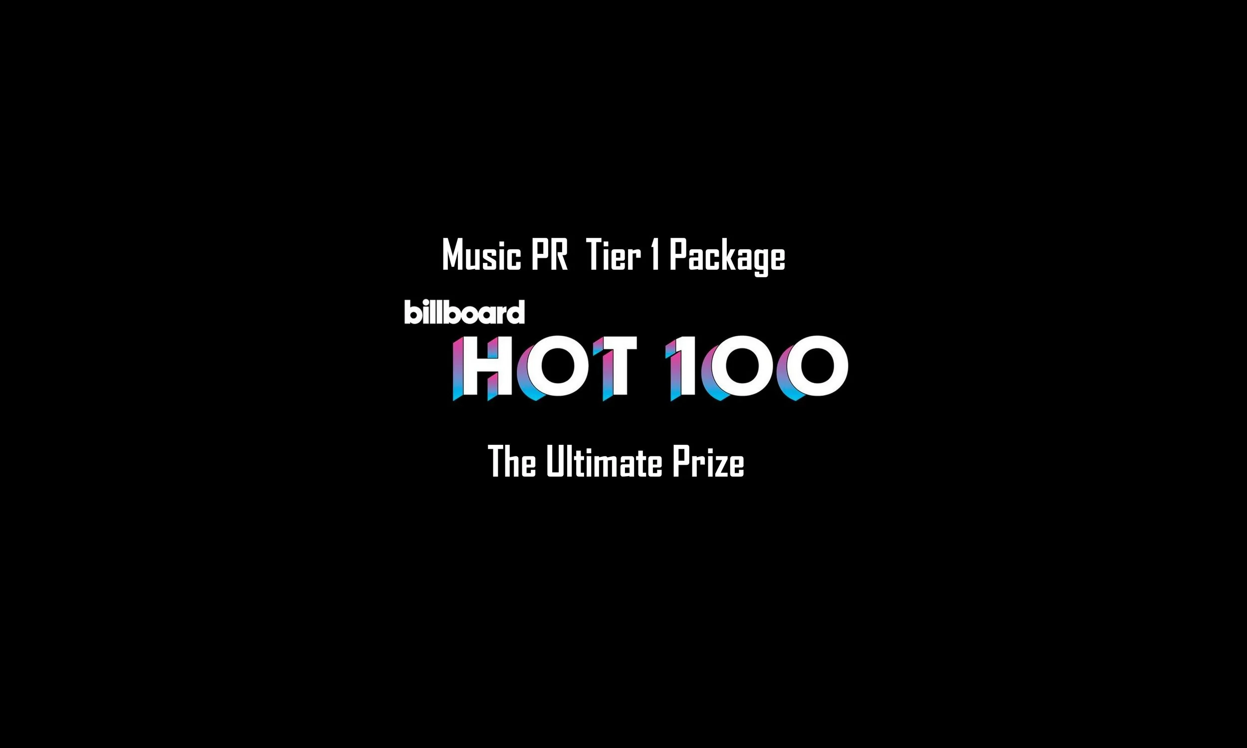 Music PR  Tier 1 Package