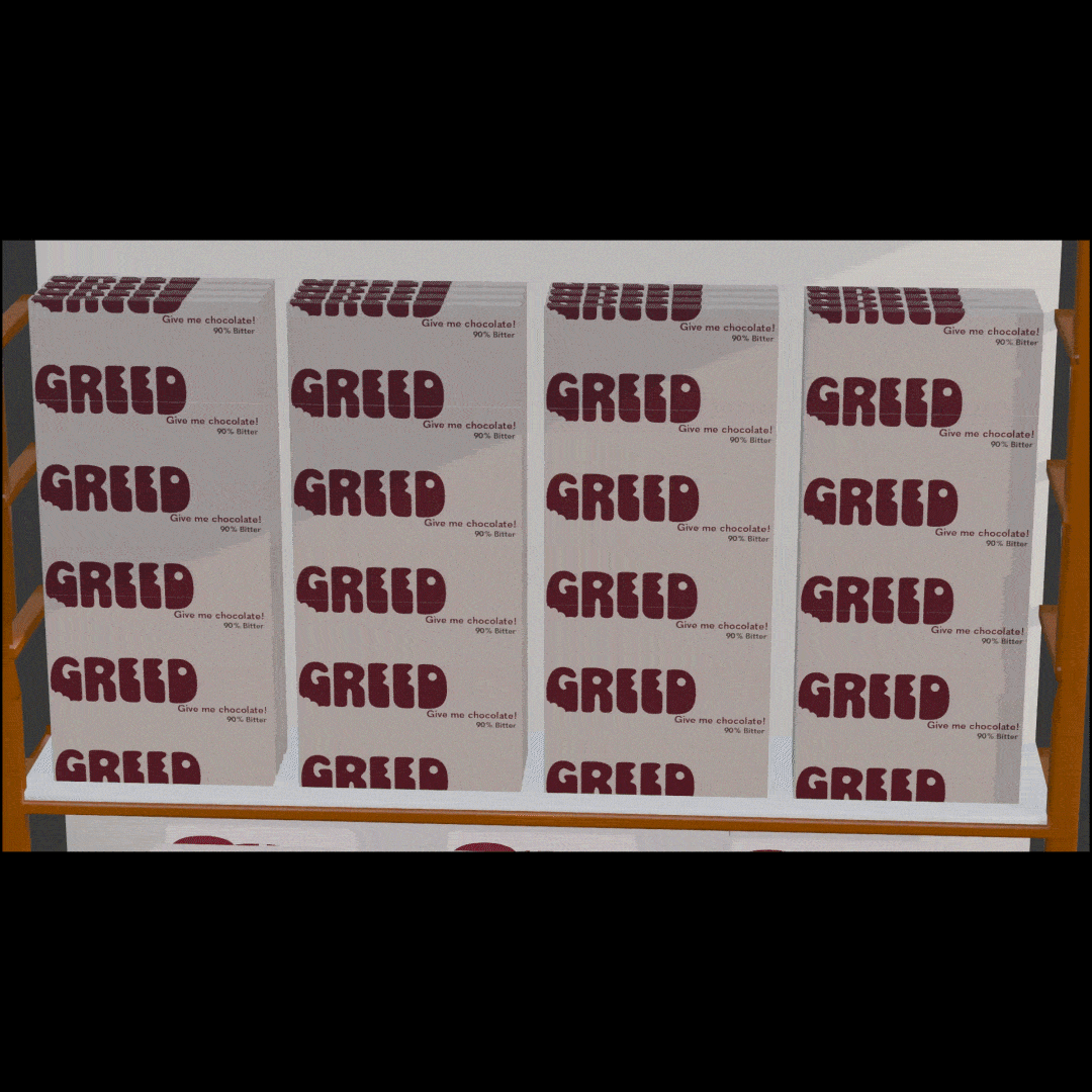 Greed Chocolate - Packaging