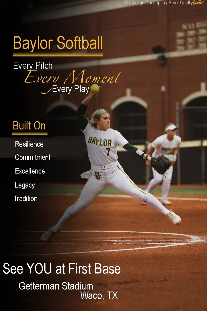 Baylor Softball Creative Campaign