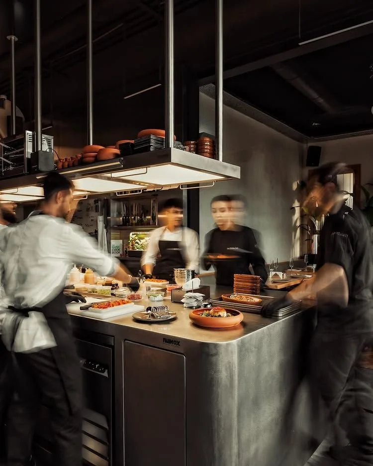 Chefs Working in a kitchen