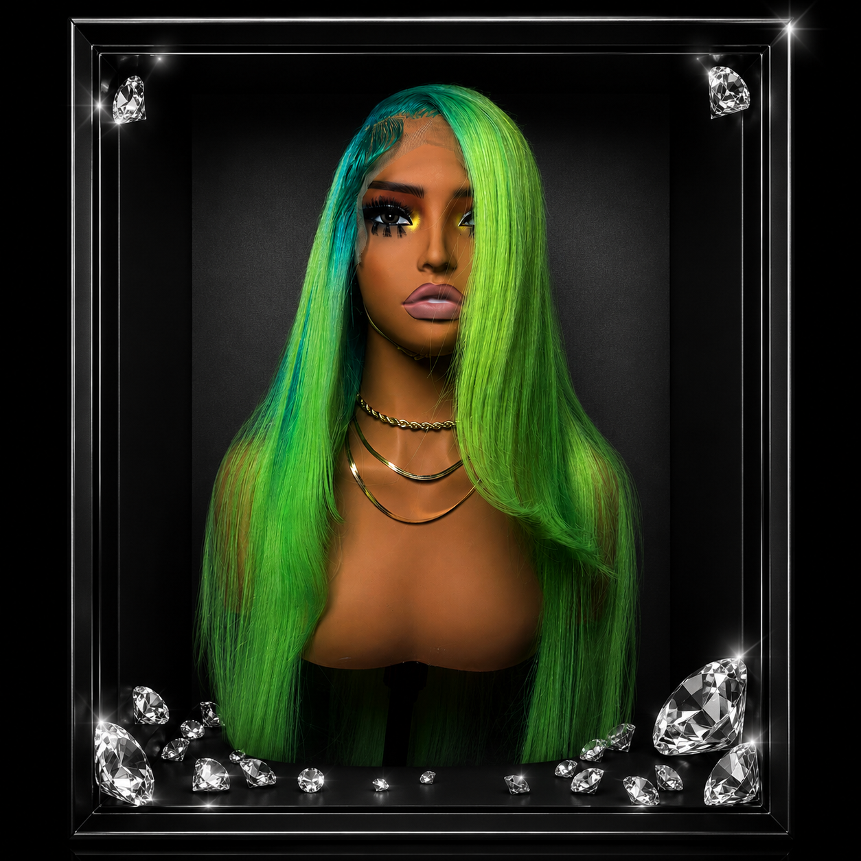 Custom colored wig