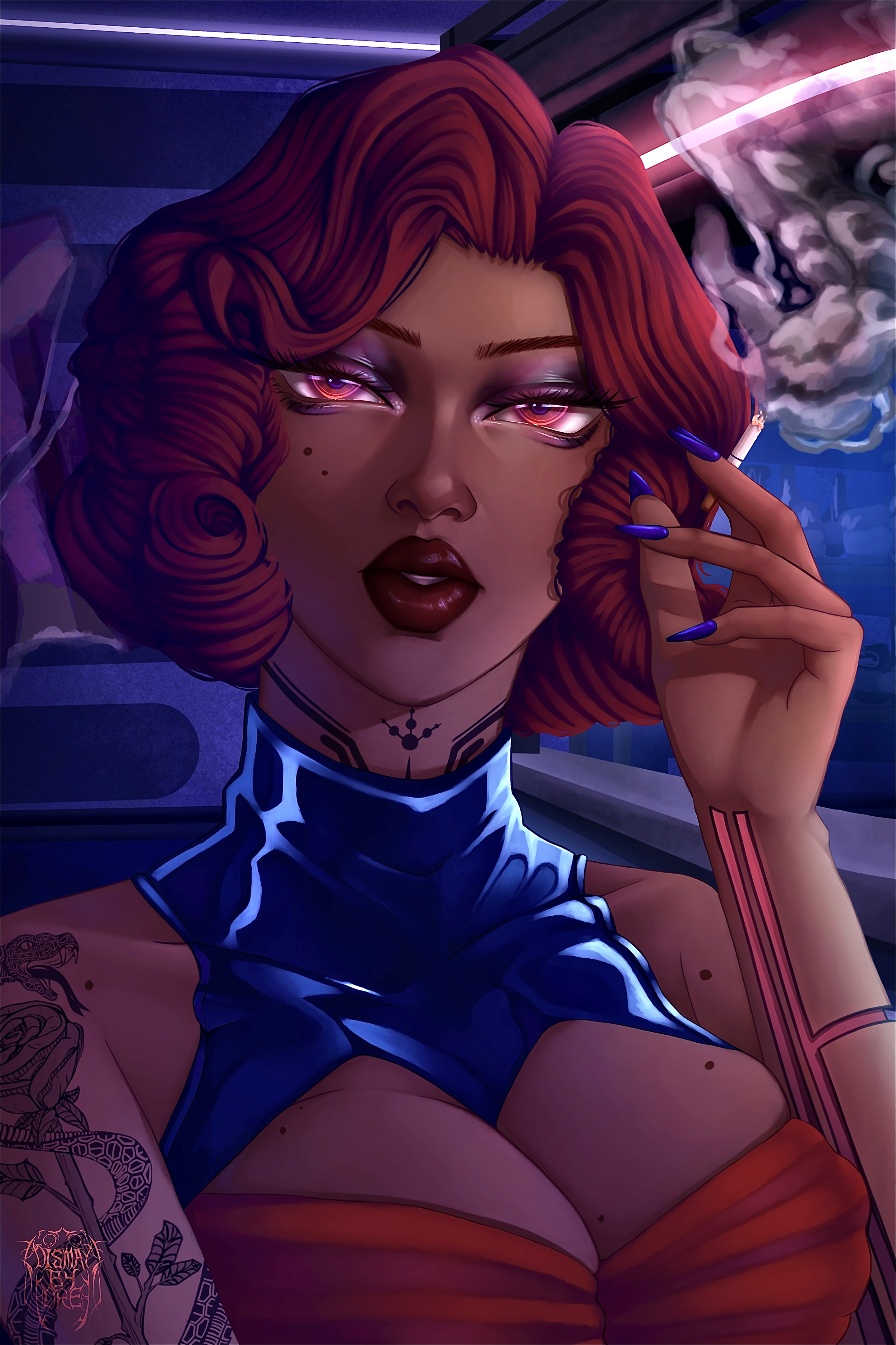 Pinup Cyber Print