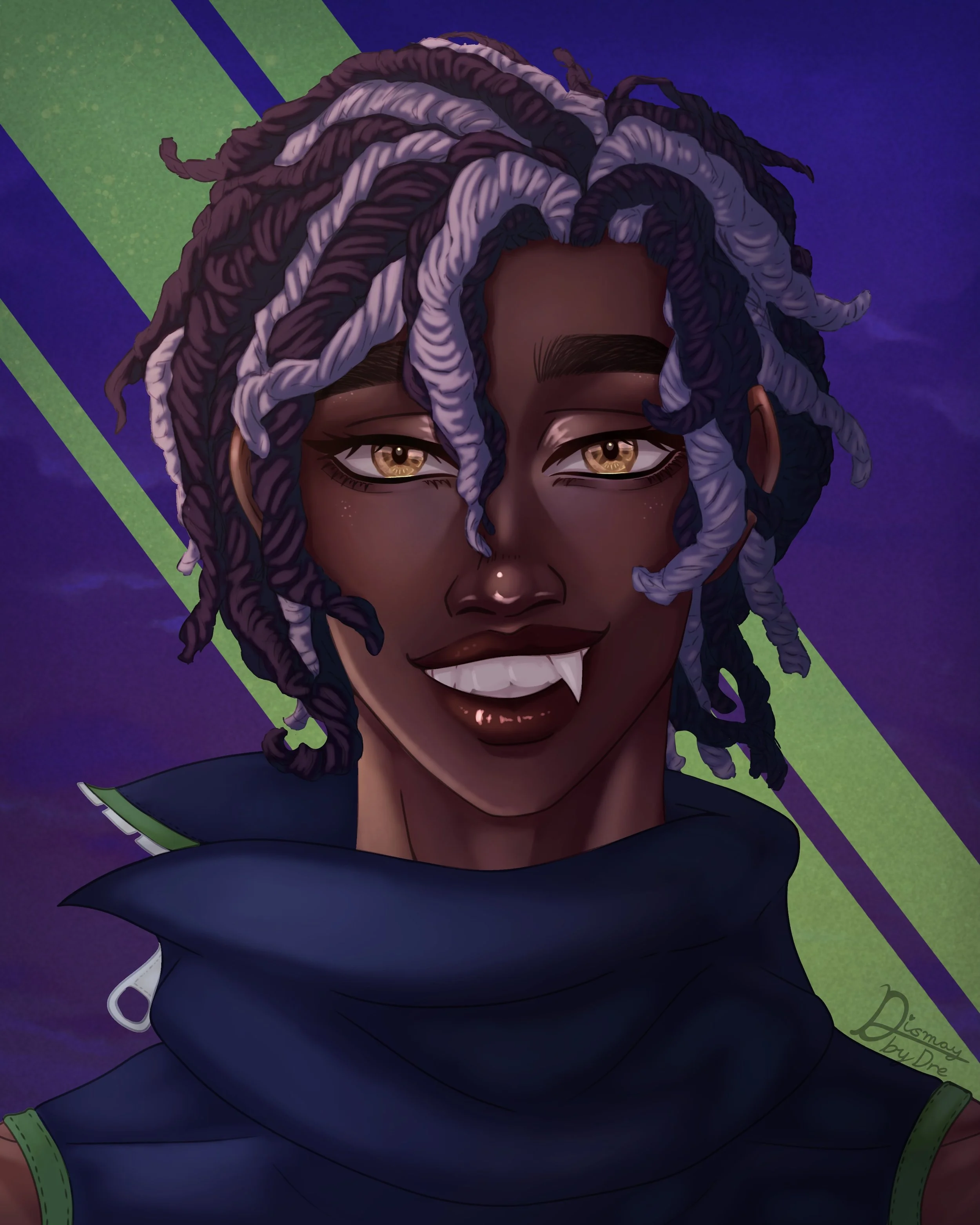 Fanart of Micah from Error143. Drawn by Dismay_by_Dre.