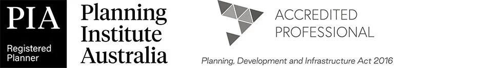 Planning Institute Australia and Accredited Professional badge