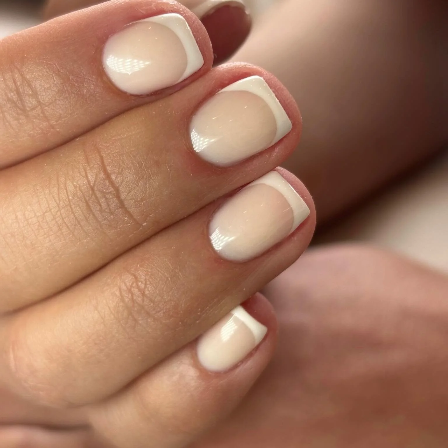 Perfectly French 🤍
BIAB nails by Lidia
.
Limited appointments left for June, be quick to secure yours. Book online via our Booksy link or message us. 
.
#frenchnails #biabnails #calonbeauty #cleangirlnails #caerdydd