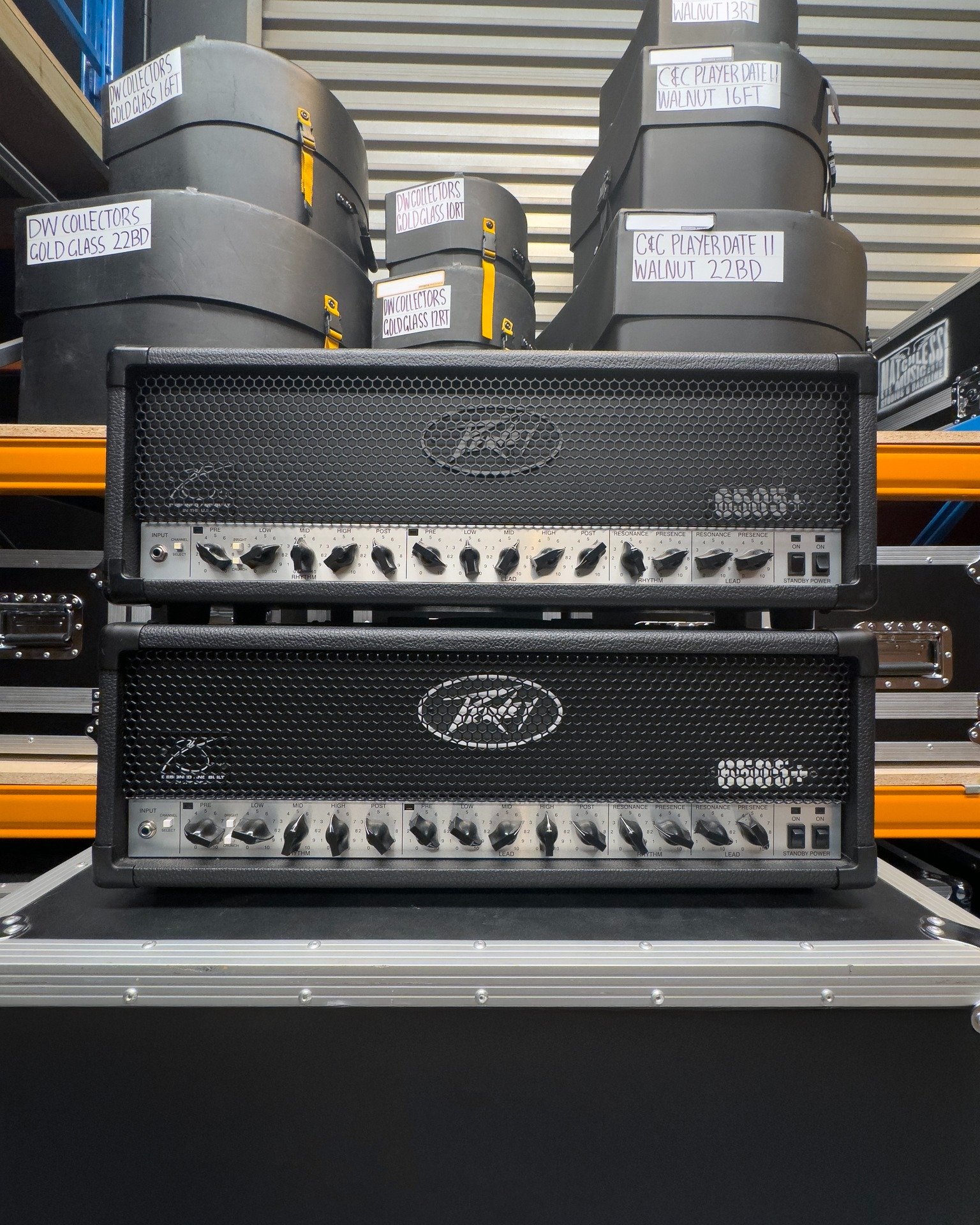 Can't go wrong with a Peavey 6505+ 💪 This pair just back from @bloodincantationofficial at @magnethouseperth last night 🩸

#peavey #peaveyamps #backline #metal #deathmetal