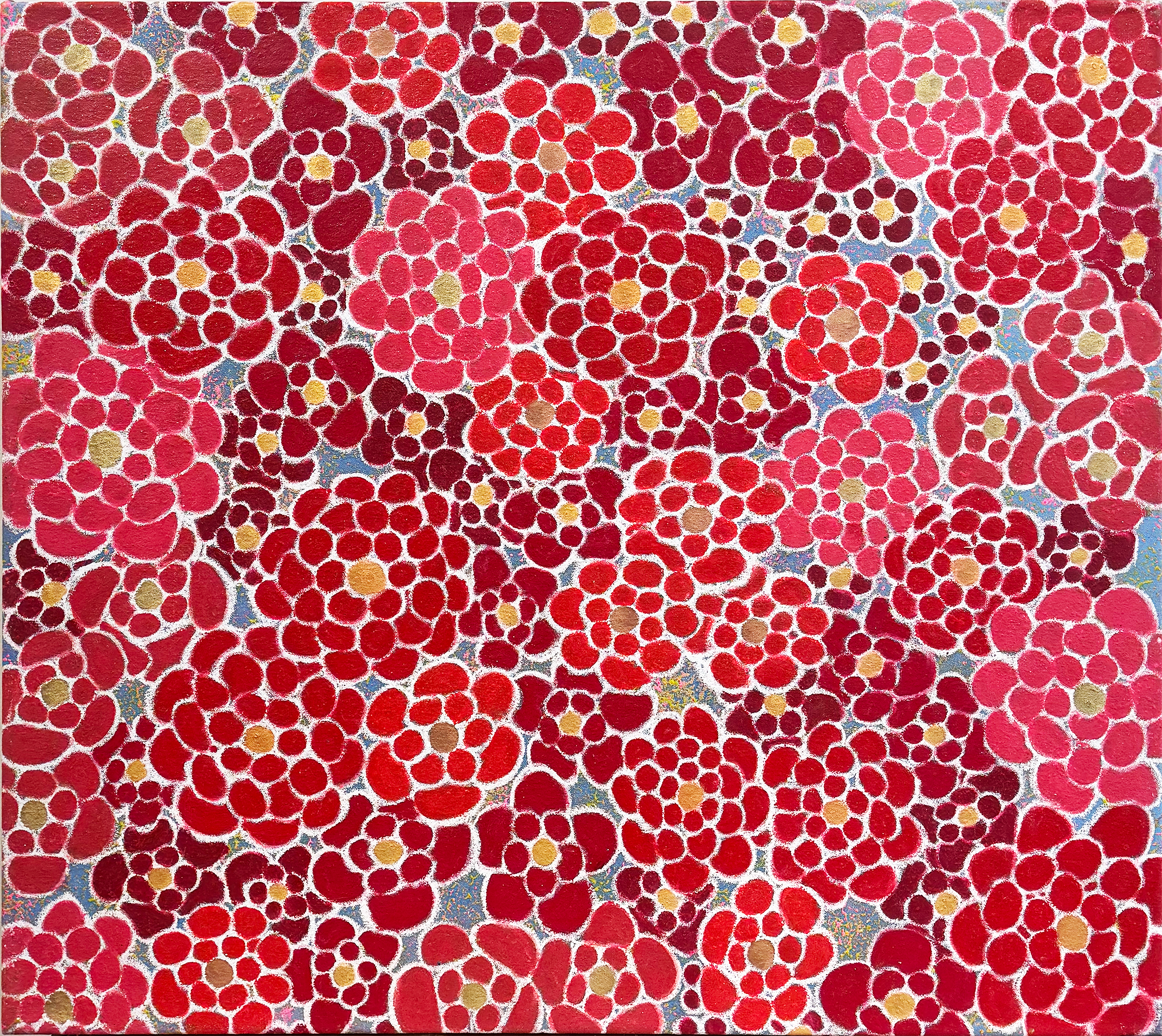 "Flower Pile Red 2" / Topher Wolf (Smiley)