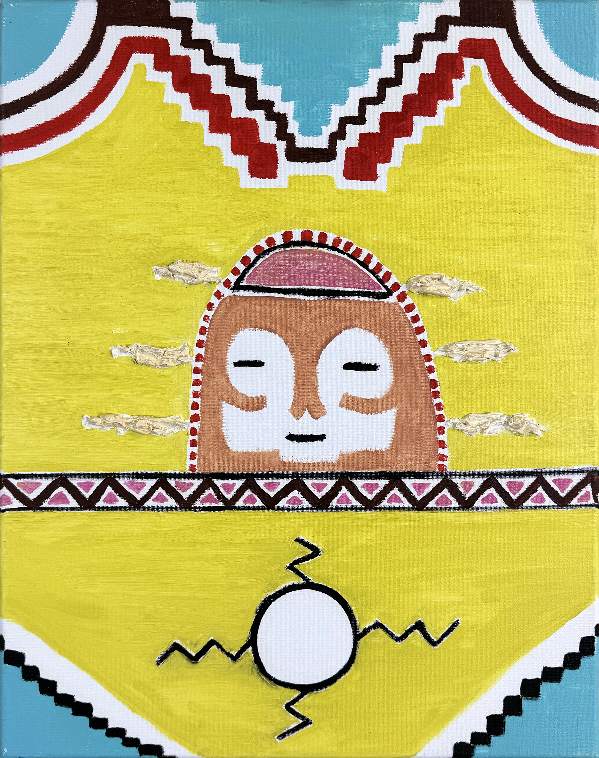 Untitled (Southwestern Face Yellow Horizon)