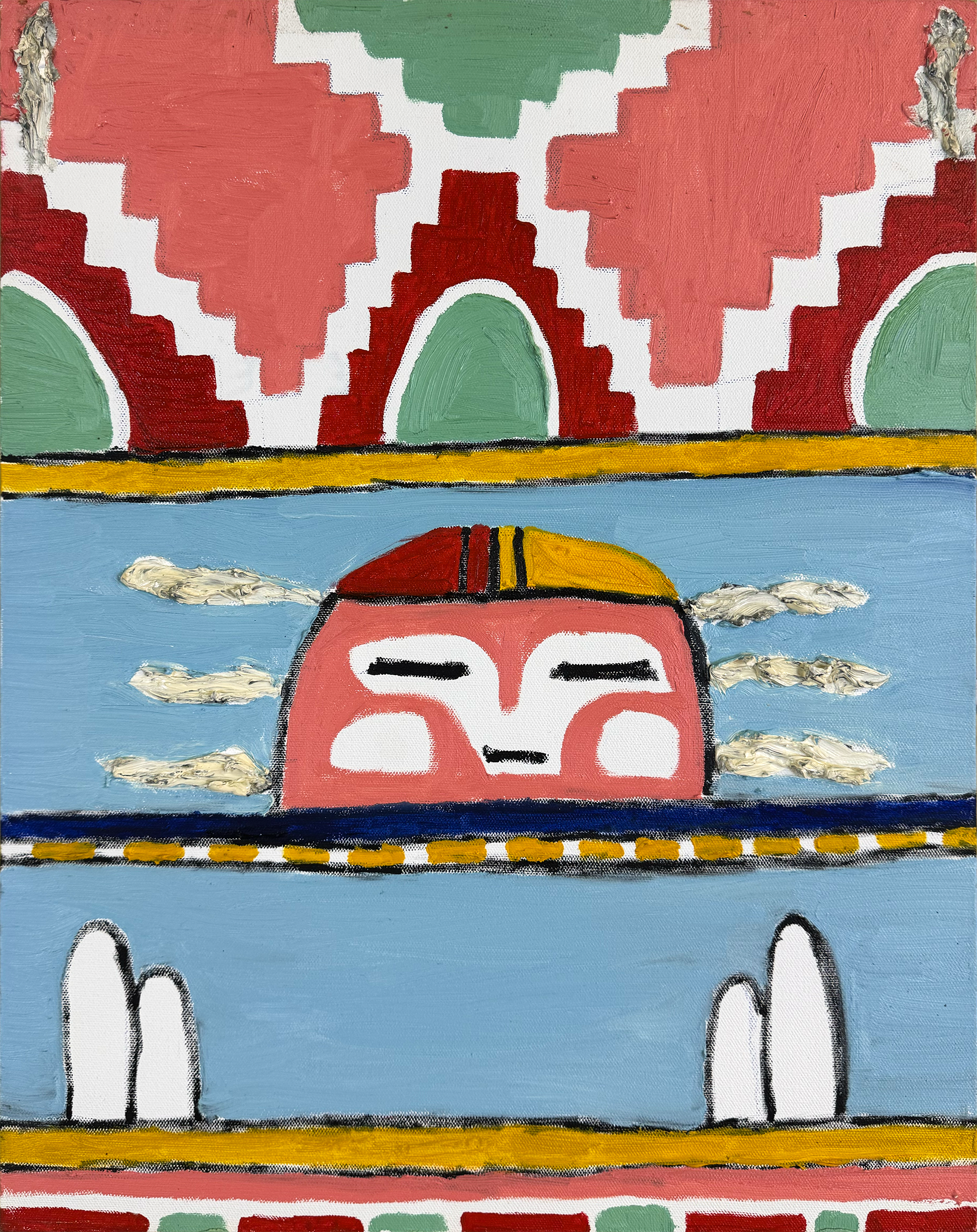 Untitled (Southwestern Face Blue Horizon)