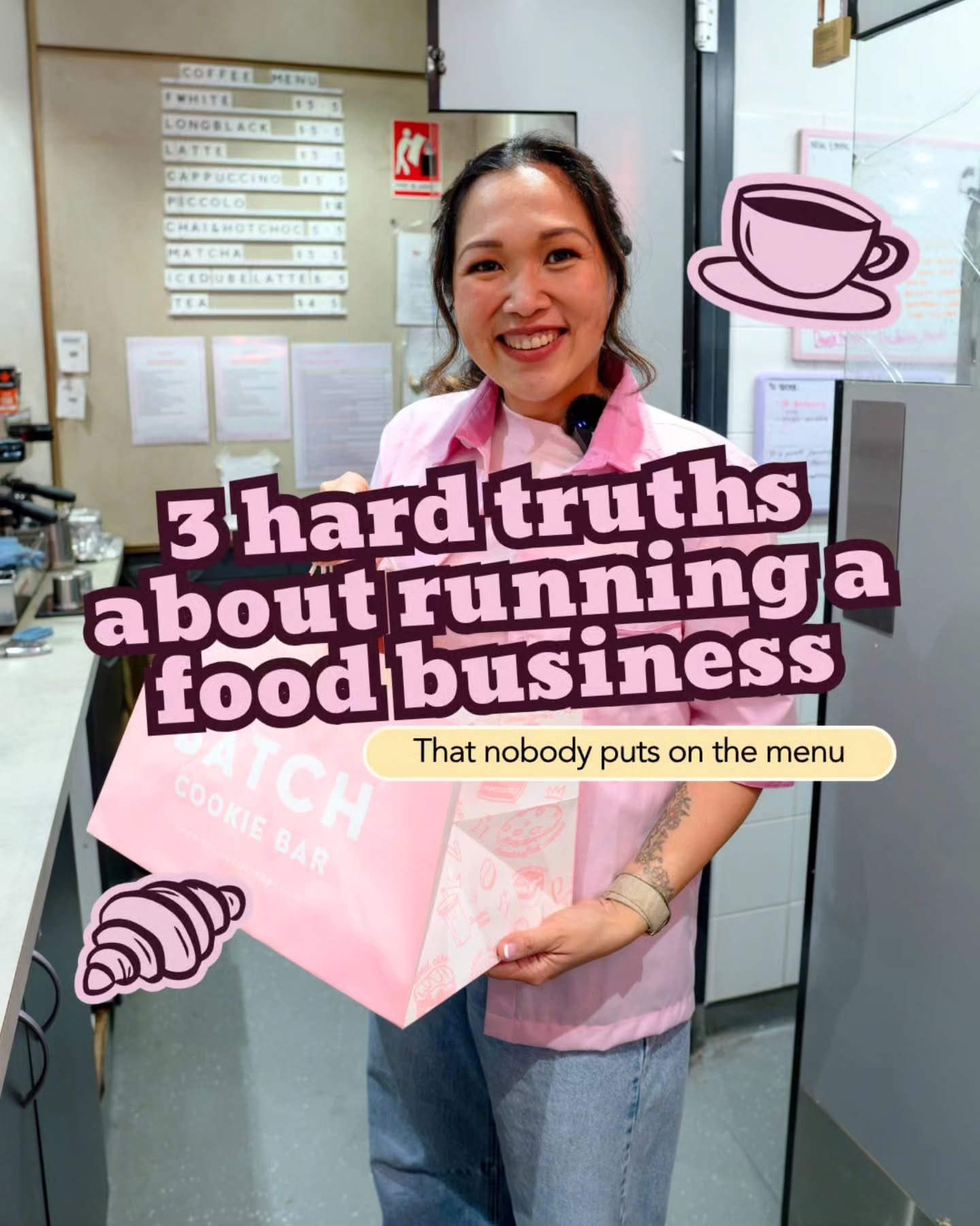 Running a food business will teach you things no course does.

These are three I learned the hard way, the kind that show up in your margins before they show up anywhere else. 

Swipe through.

Follow for more business tips.

#foodbusinesstips #busin
