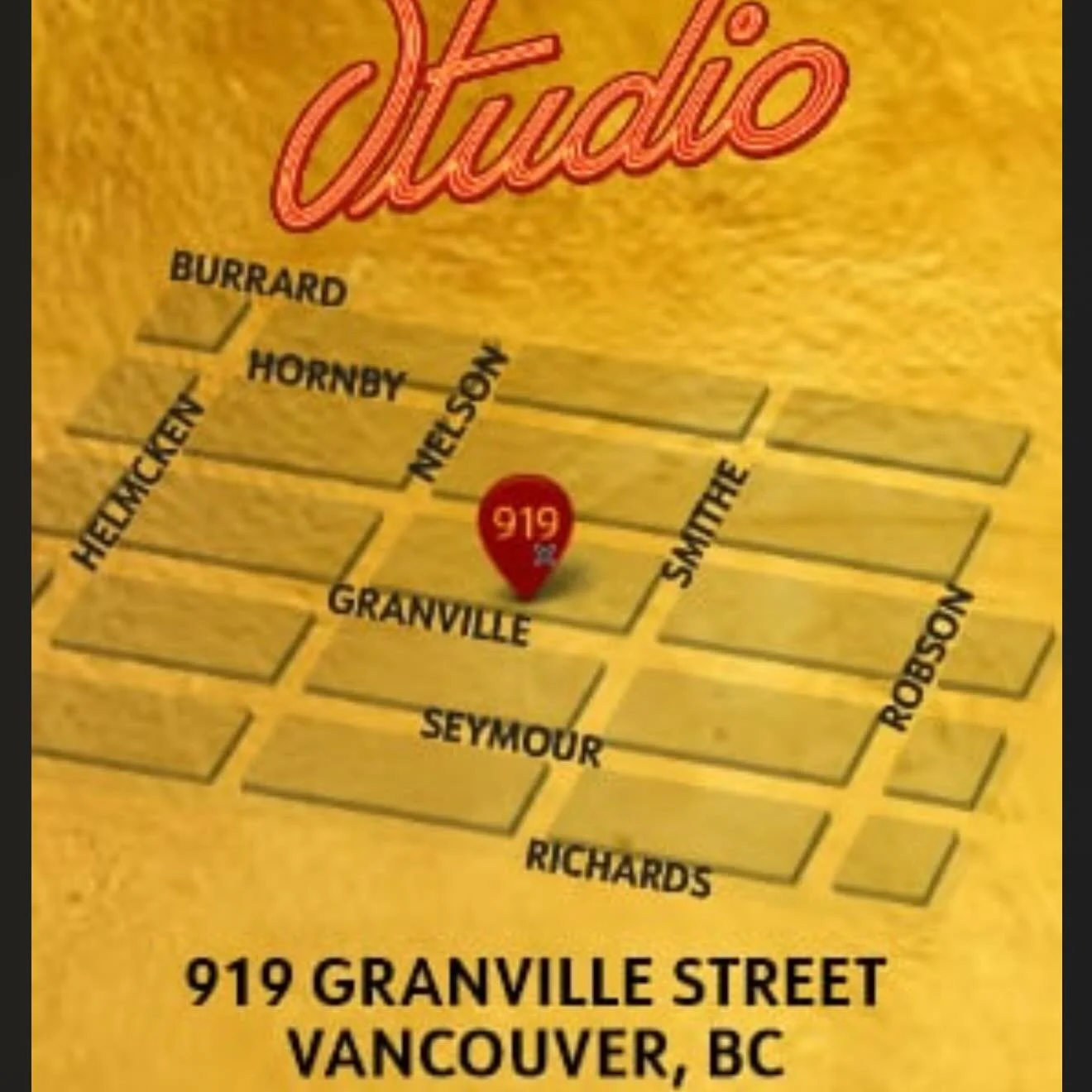Tell the driver 919 Granville. They will know.
