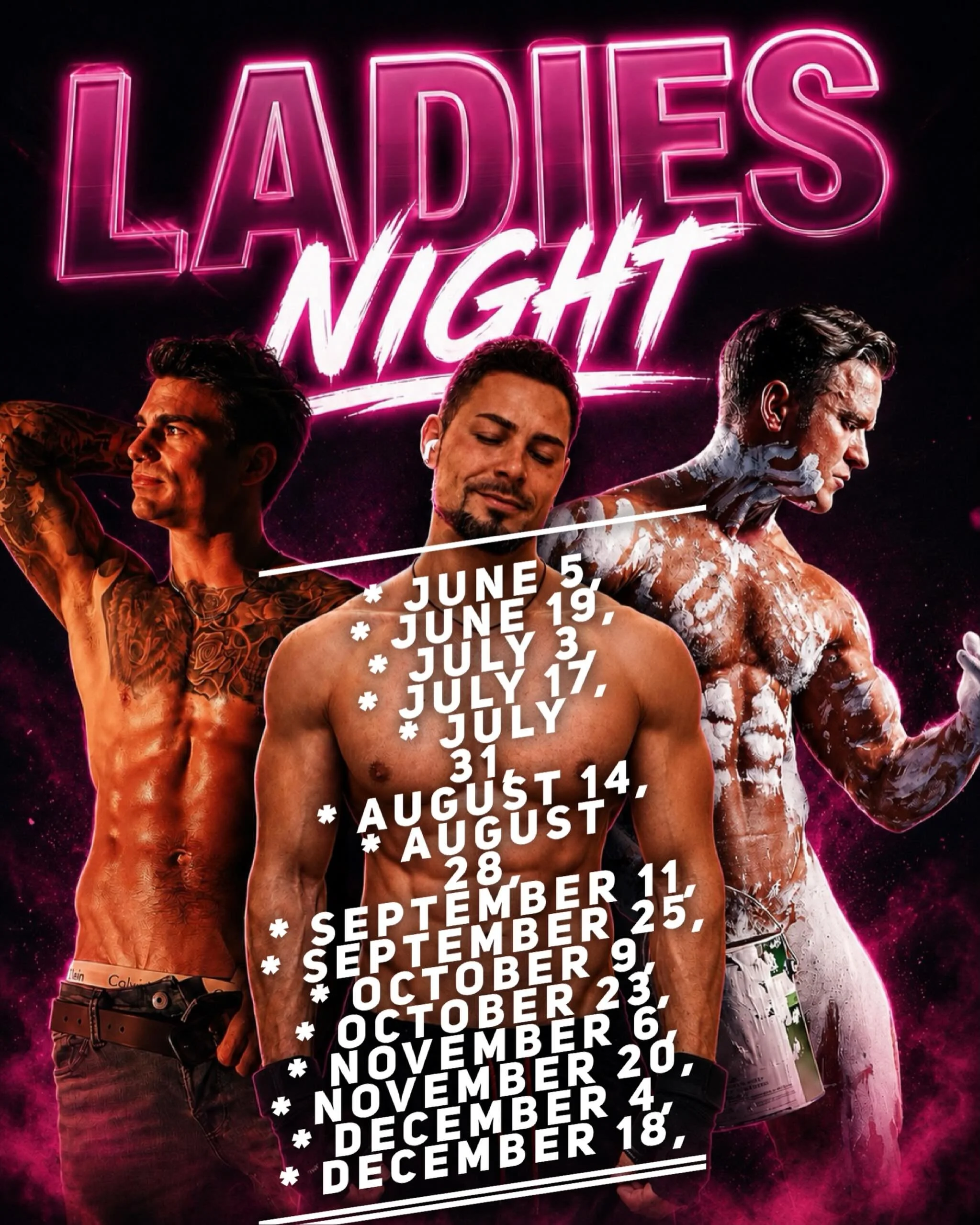 The dates for the @men_of_temptation 2026 have been released!  #maledancers #vancouver #nightlife