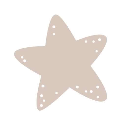 Gray starfish with small black spots on a black background.
