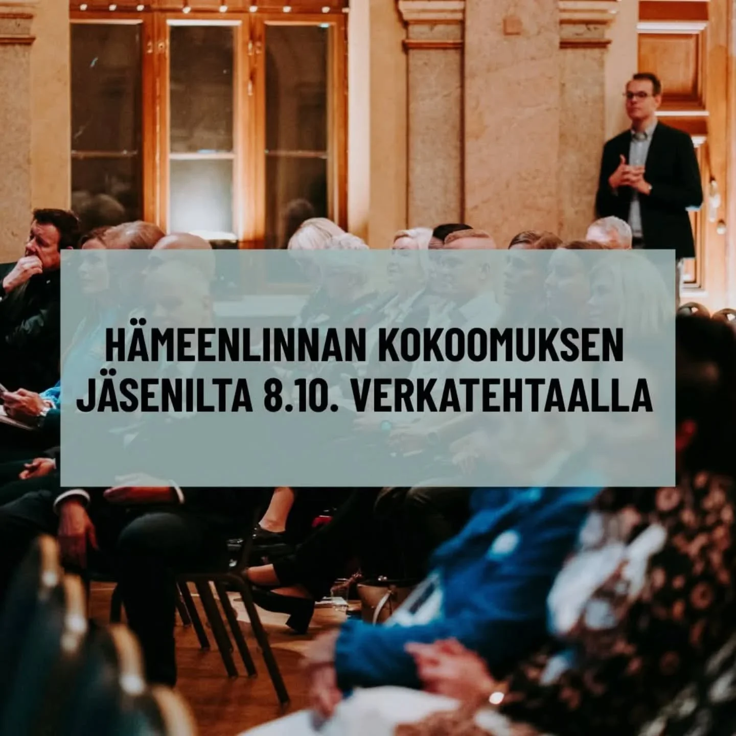 Hei j&auml;sen! 💙 Ilmoittautuminen 8.10. j&auml;seniltaan on auki viel&auml; huomisen. Lis&auml;tietoja ja ilmoittautuminen: https://bit.ly/3IicjXI

#kokoomus