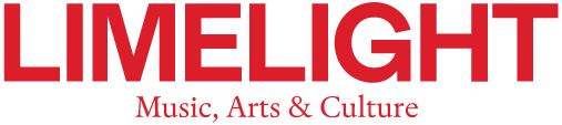 Text reading 'LIMELIGHT Music, Arts & Culture' in bold red and black font.