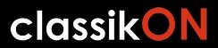 The logo of classic ON, with the text 'classik' in white and 'ON' in red, on a black background.