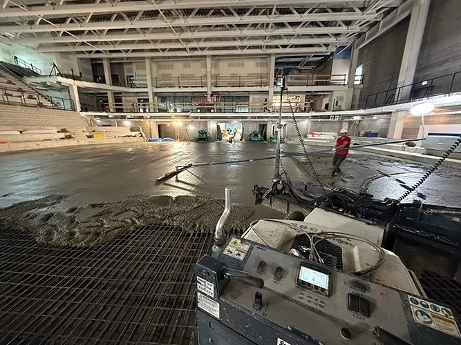 Professional Ice Hockey Facility screed