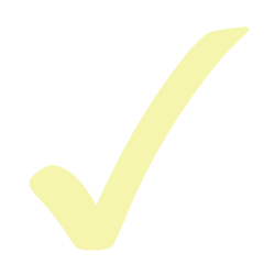 Yellow check mark icon
