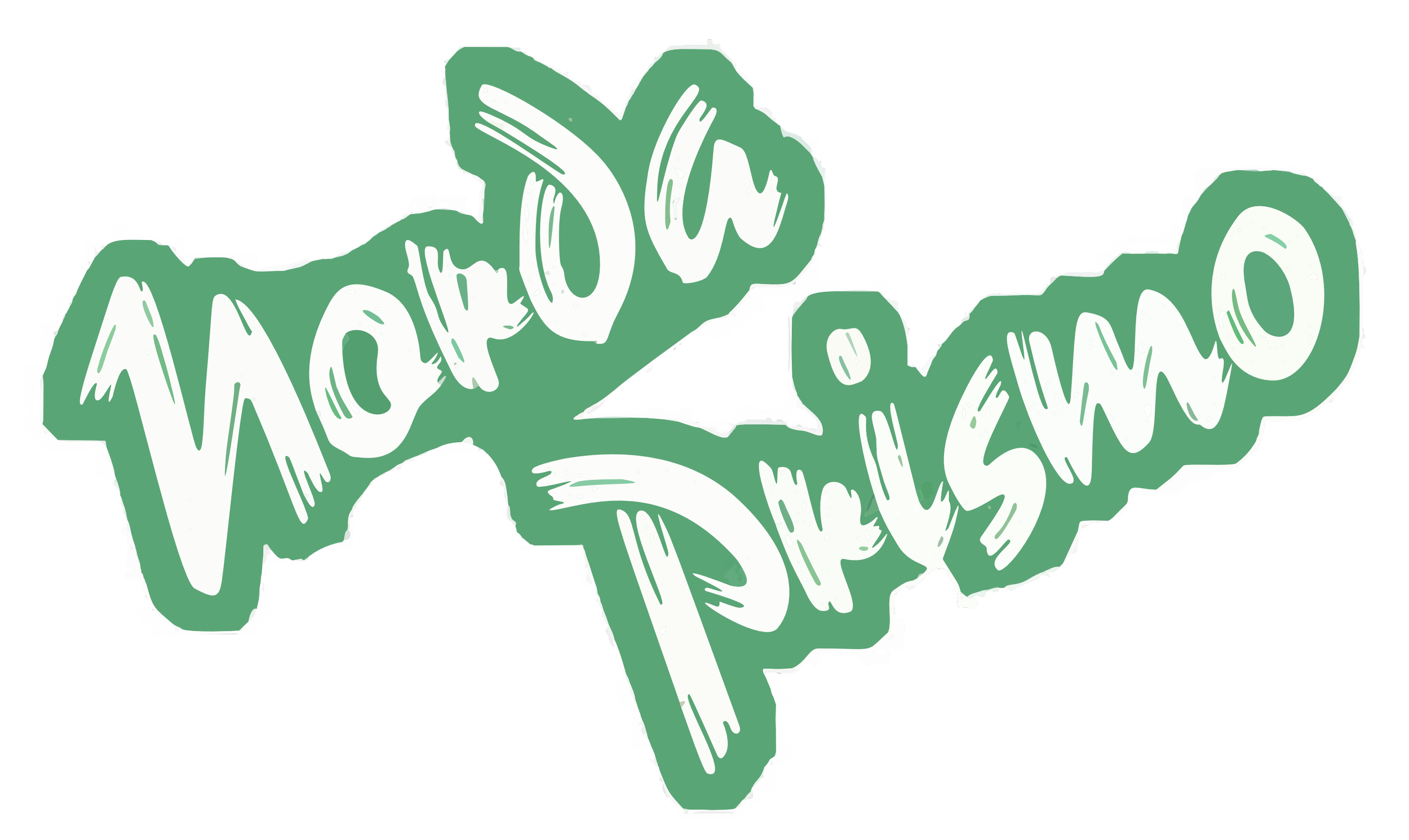 Graffiti-style text that reads 'Norda Prismo' in green and white colors.