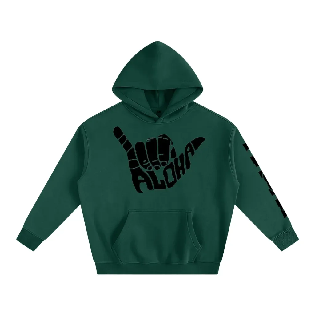 Aloha Surfer Hoodie Green