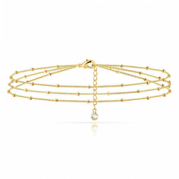 Golden Cascade Bracelet