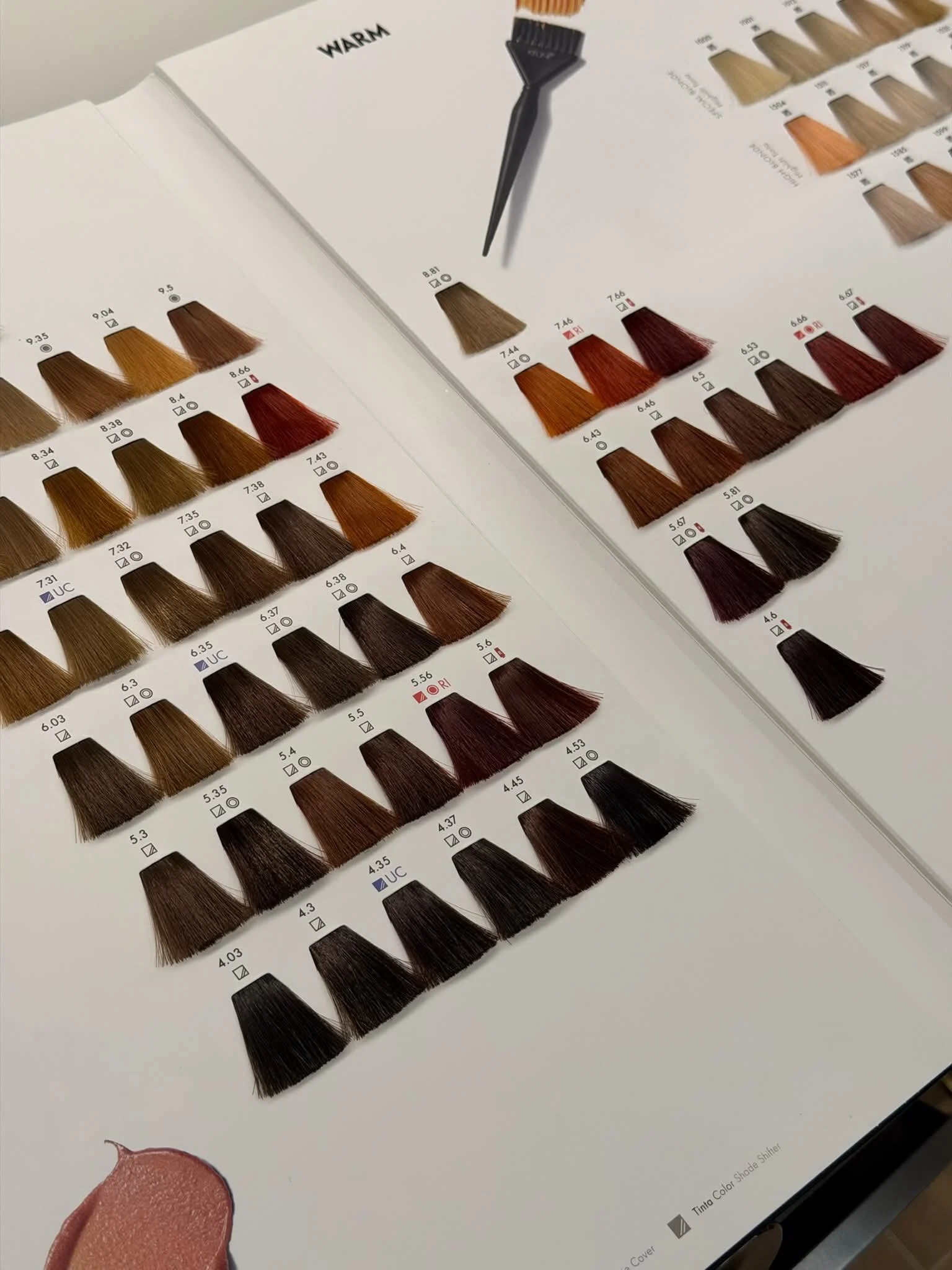 Keune Colour chart at E23 Hair