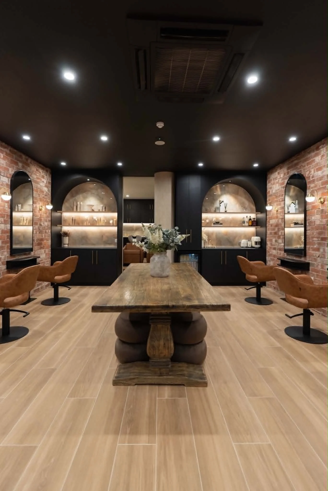 Luxury hair salon interior at Raby Bay Marina Cleveland
