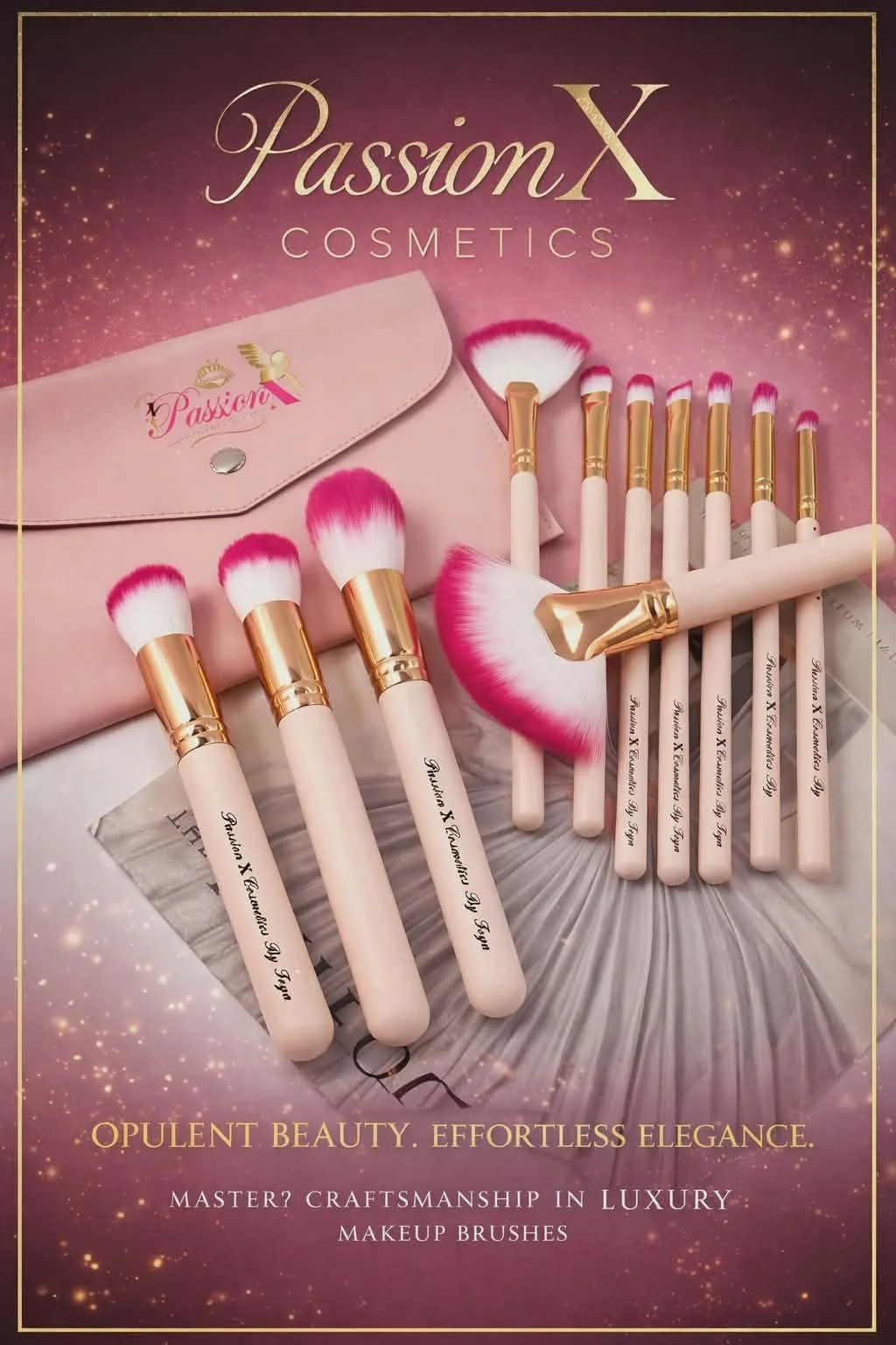 PassionX Makeup Brush Set