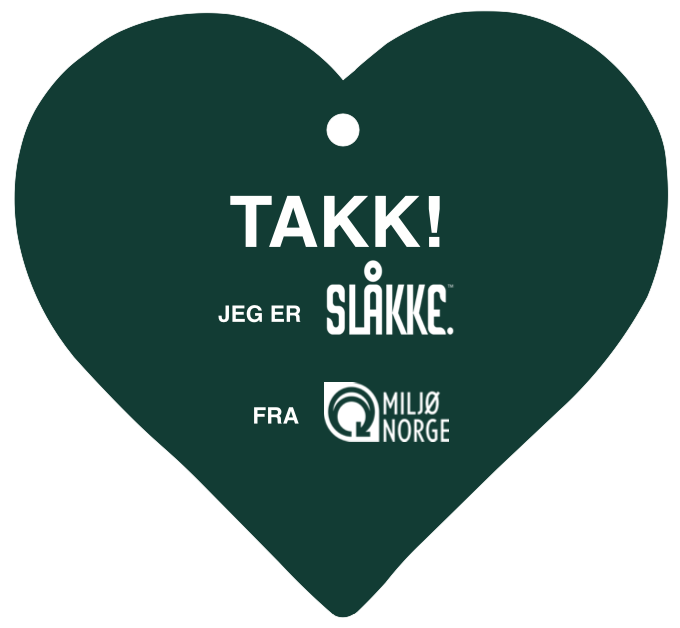Forsiden av “Hjerter” utviklet for å festes på våre ombrukte brannslukkere.
